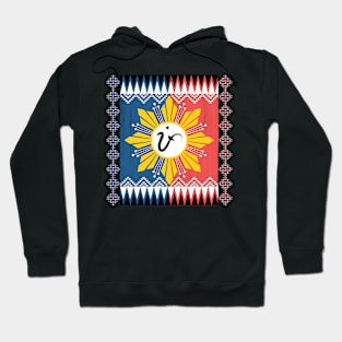 Phil.Flag Baybayin word 'PI' (Pilipinas) Hoodie